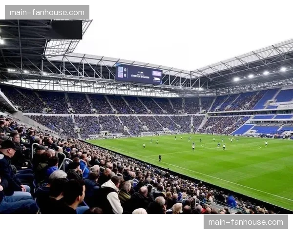 埃弗顿新球场建设进展：设计方强调将拥有更接近观众席的边线区域。